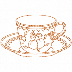 Mugs Embroidery Design 12 Mugs Embroidery Design 12